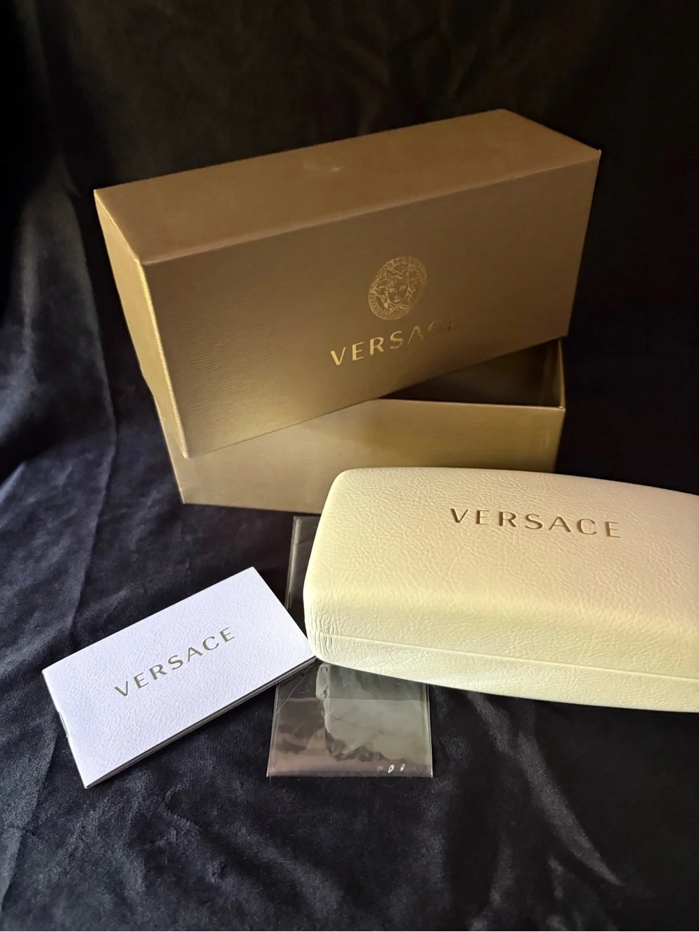 Versace Gold Medusa Black Sunglasses 🕶️